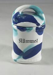 Gmundner Keramik-Dose/Gewrz eckig  Kmmel